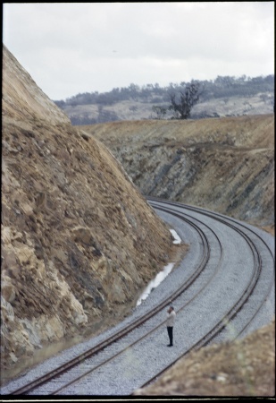 Railway cutting near Toodyay 7 November 1968