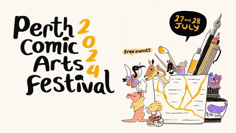 PCAF Perth Comics Arts Festival 2024  