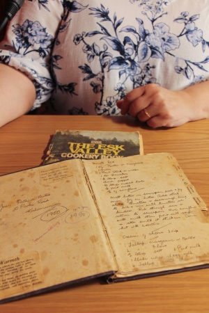 Sophie Vowles Husbands Grandmas handwritten cookbook