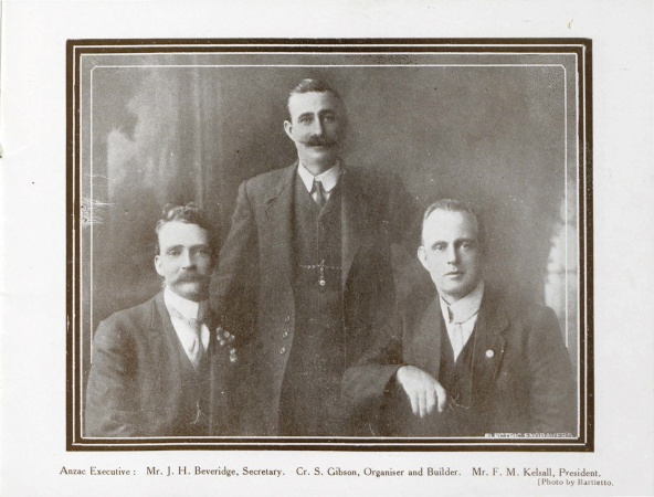 Anzac Cottage souvenir booklet Anzac Executive Team