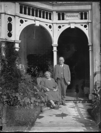 Lord Mayor of Perth James Franklin and Mrs Alice Franklin 1929