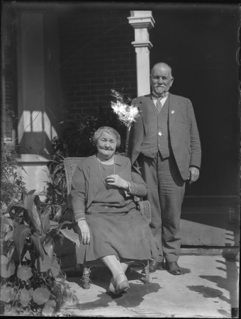 Lord Mayor of Perth James Franklin and Mrs Alice Franklin 1929