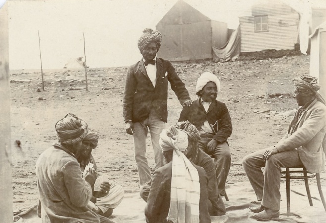 Afghan Camp playing cards Coolgardie