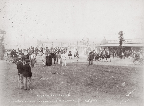 Afghan procession opening of Coolgardie Railway 1896