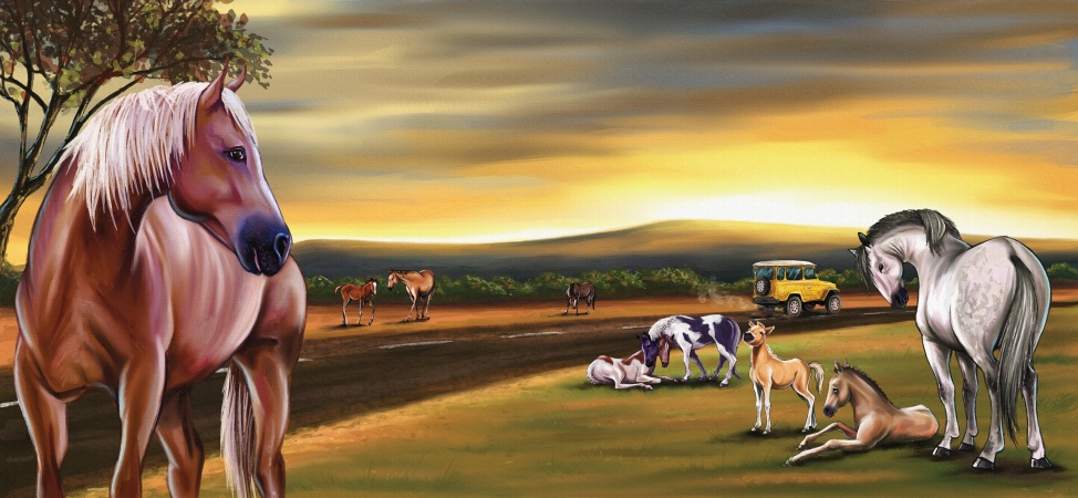 On the Way to Nanas pages 1819 artwork by David Hardy