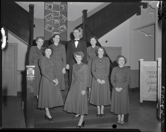  Usherettes at the Theatre Royal Perth 19 February 1954
