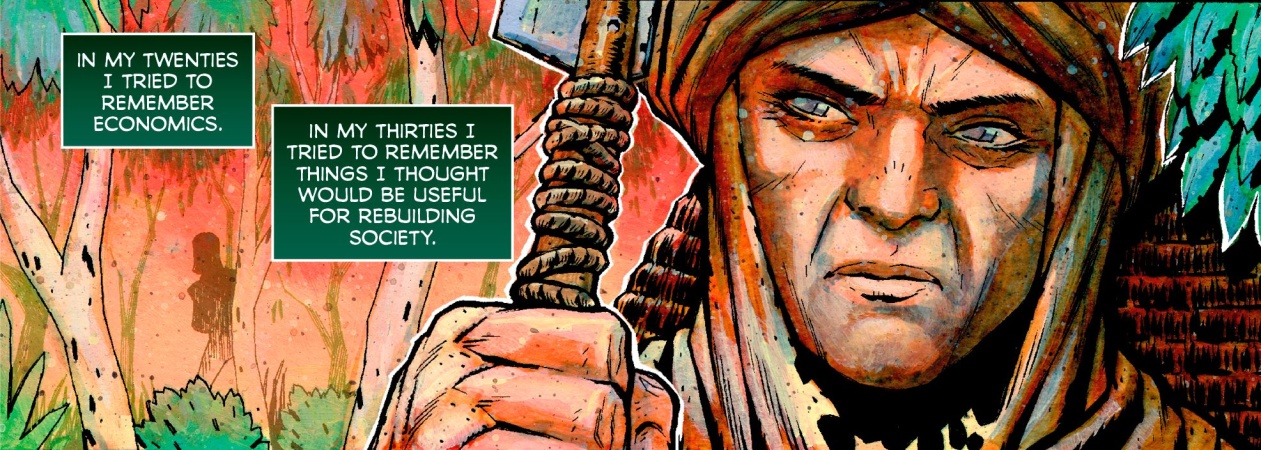 The More Things Change Page 3 Panel 2 written by Gary Proudley artwork by Cristian Roux and letters by Wolfgang Bylsma