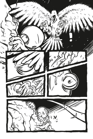 Vowels graphic novel page 54 by Skye Ogden