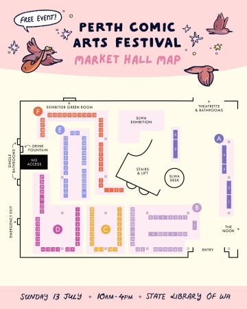PCAF 2025 Market Hall Map