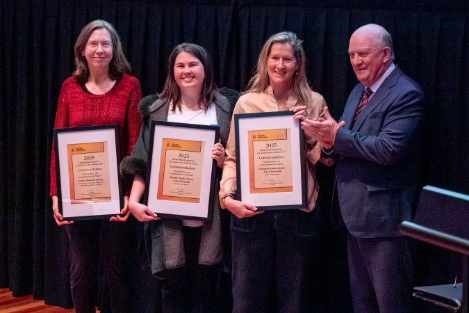 2025 Library Board Award for Innovation and Collaboration  Commendation  Metropolitan and  Large Regional Libraries