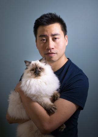Peter Cheong and cat
