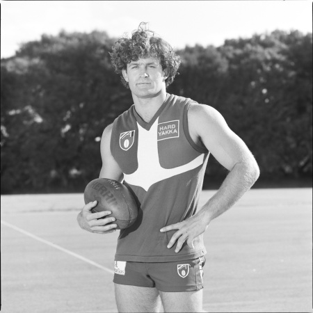 Ben Allan Captain of the Fremantle Dockers 21 February 1995