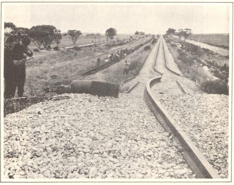 Railway line 2 miles east of Meckering