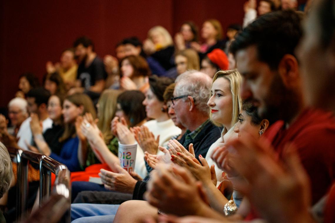 Audience in the Library Theatre during Disrupted Festival 2019