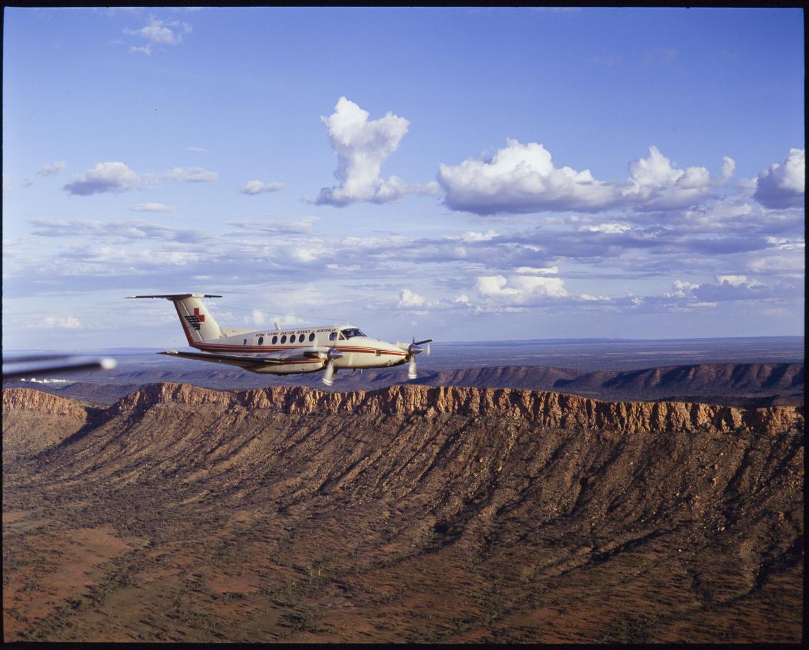 Royal Flying Doctor Service flight in the Kimberley c1994