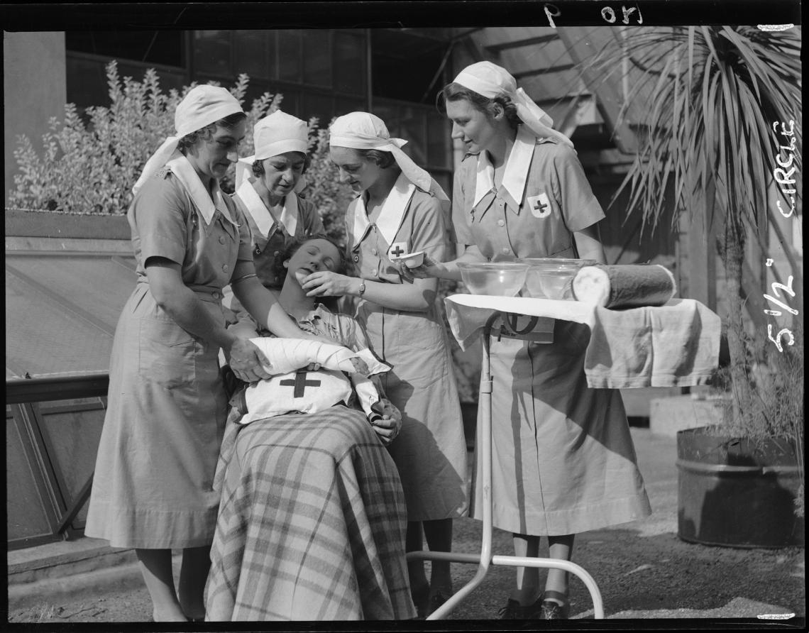 Womens section of the Dalkeith 512 VAD 1940