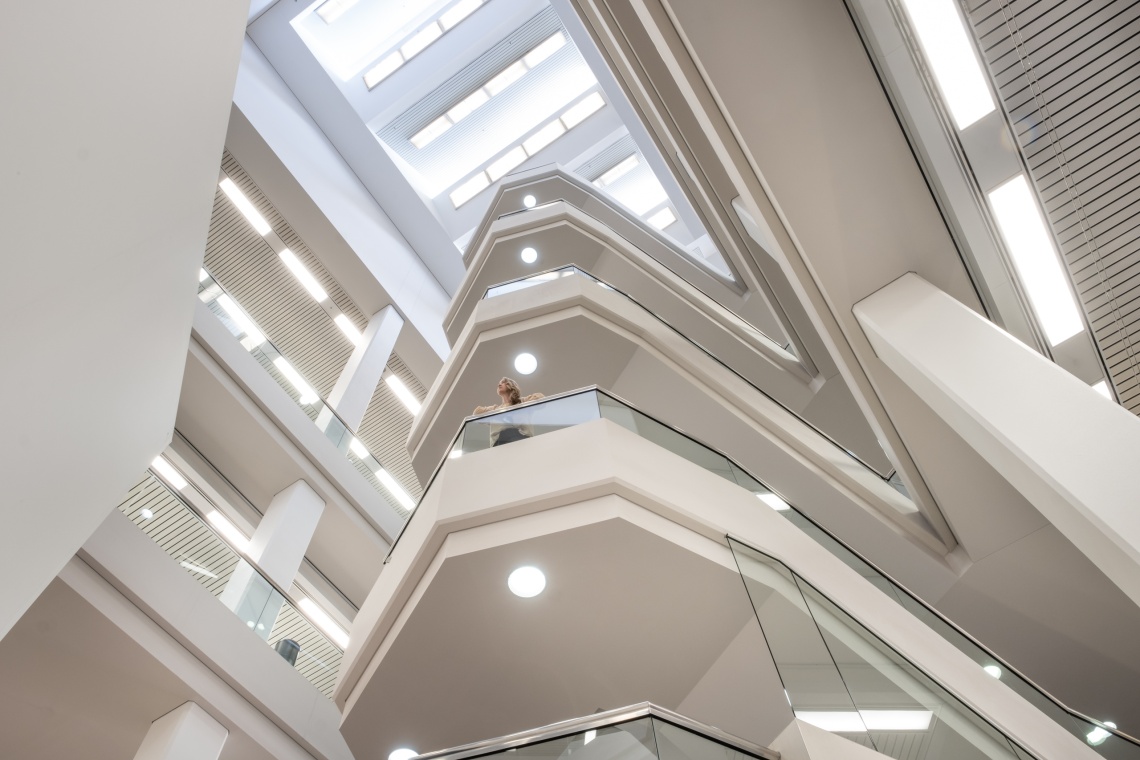 Library internal staircase