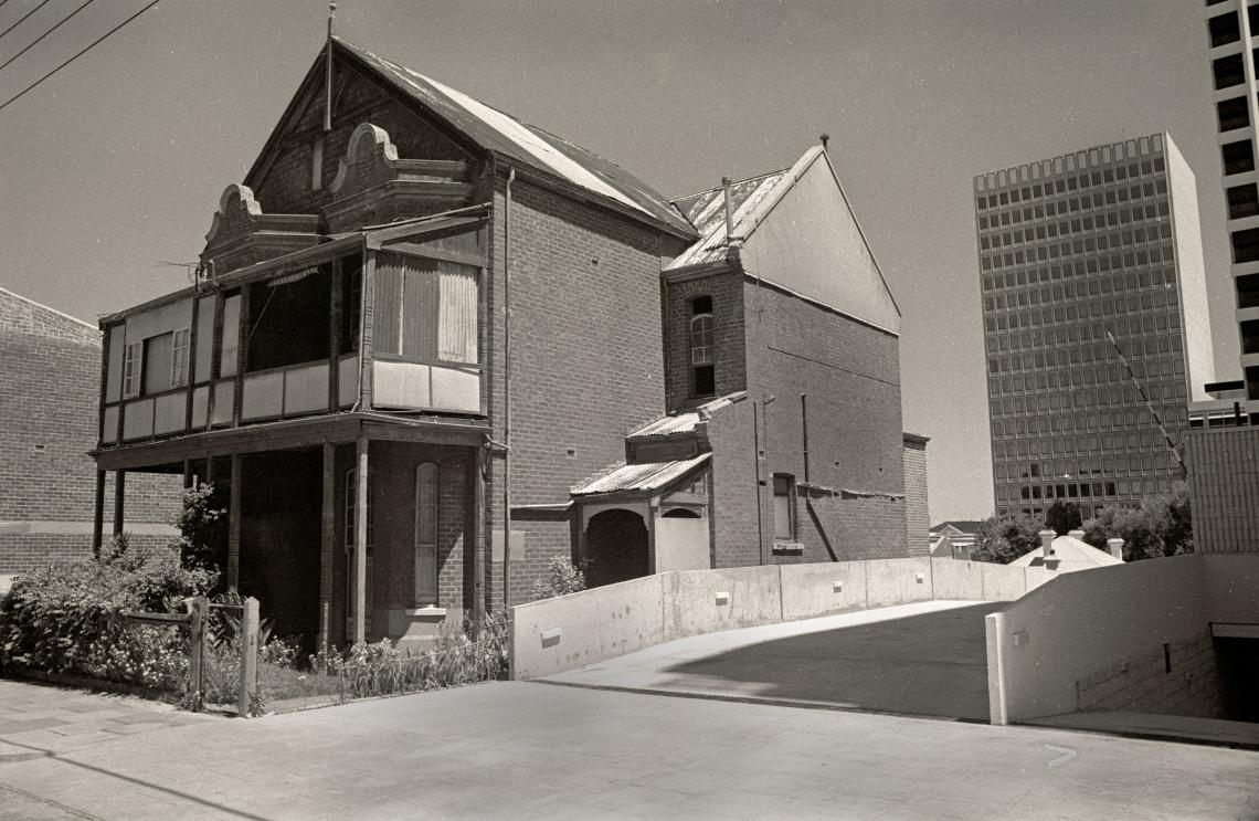 Old house at 391 Hay Street Perth 1977