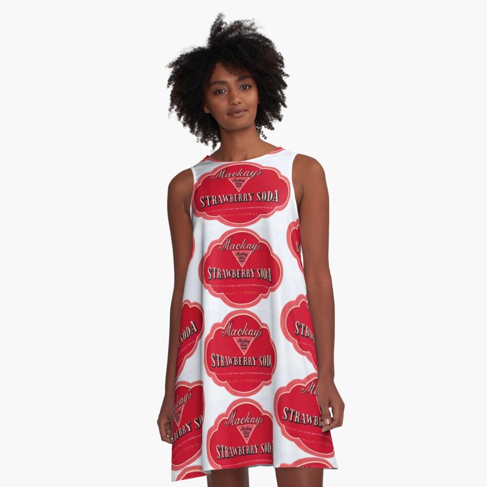 MacKays drink label a-line dress on RedBubble