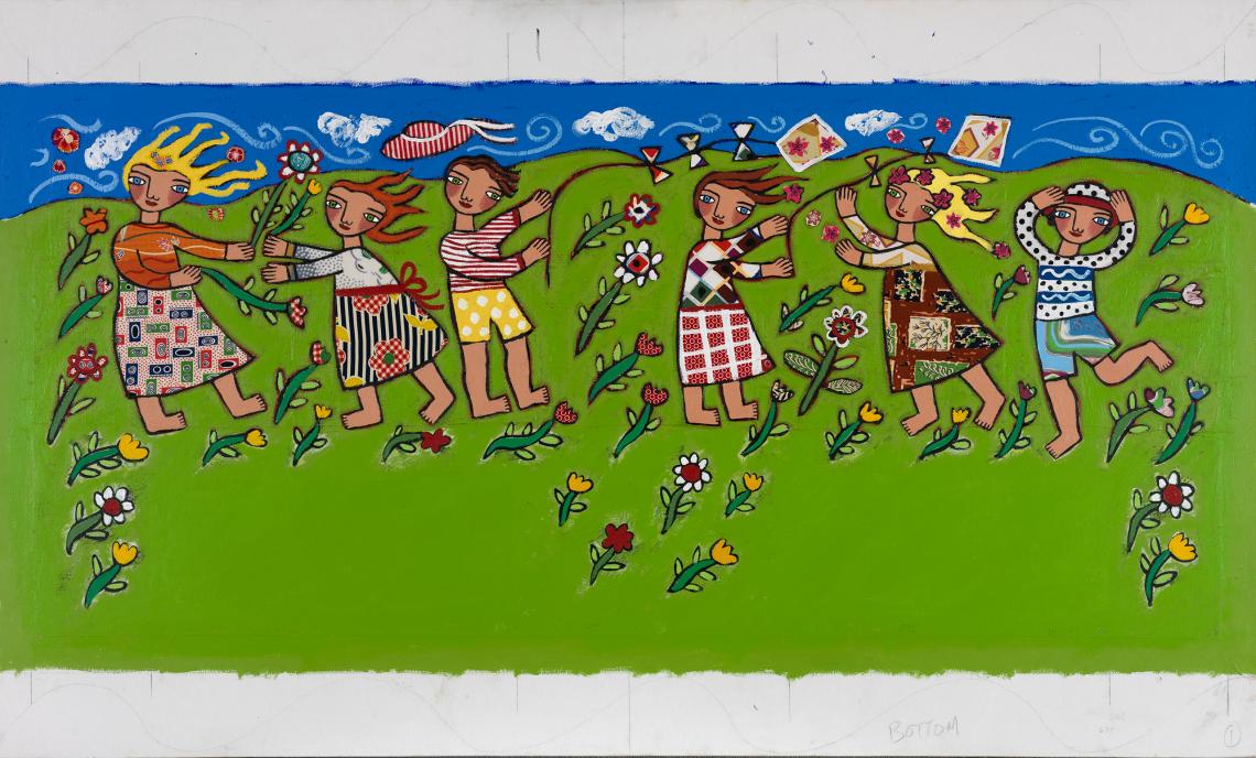 Original artwork from This is the Wind by Rebecca Cool