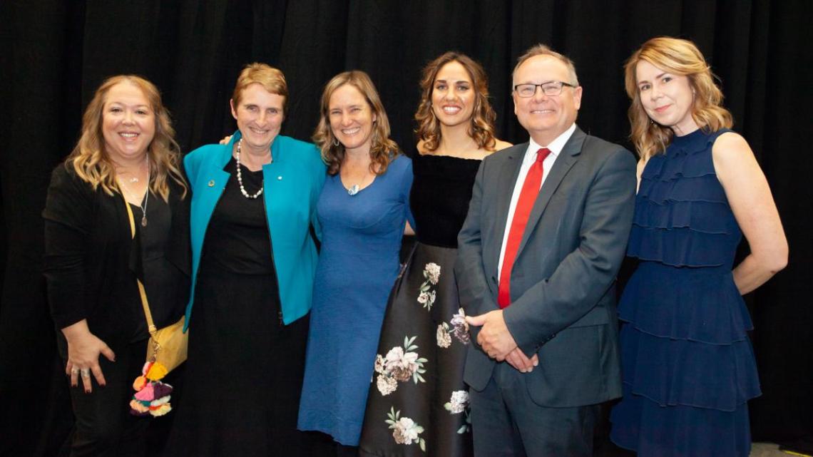 Photograph of the 2018 winners of the Premiers Book Awards