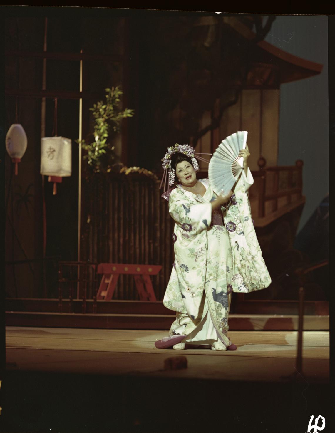 Mikado being performed by the WA Opera Company and June Bronhill at the Perth Entertainment Centre May 1977
