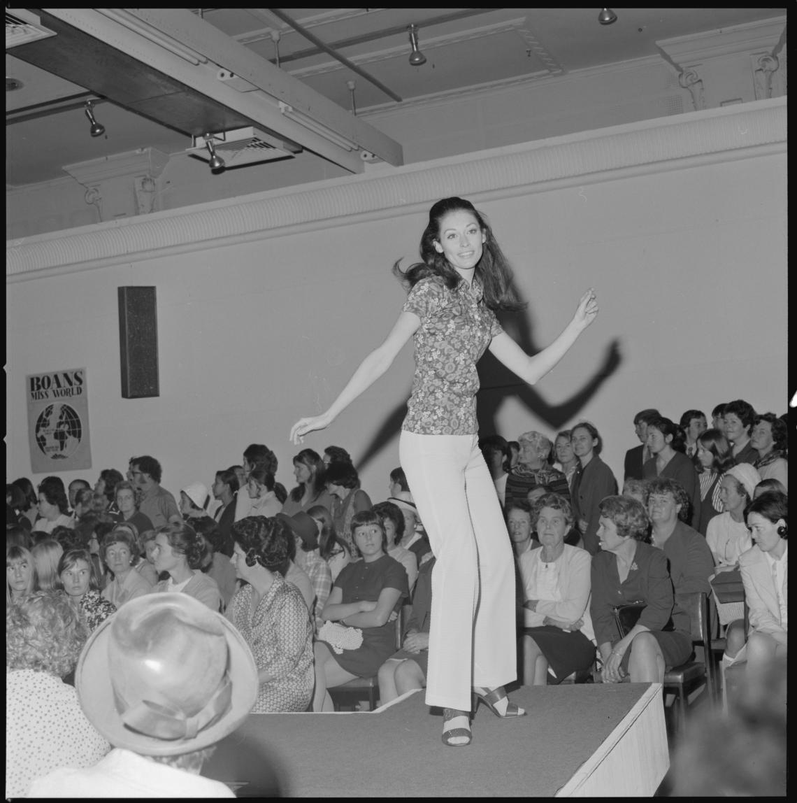 Miss World Fashion Show at Boans store 1970