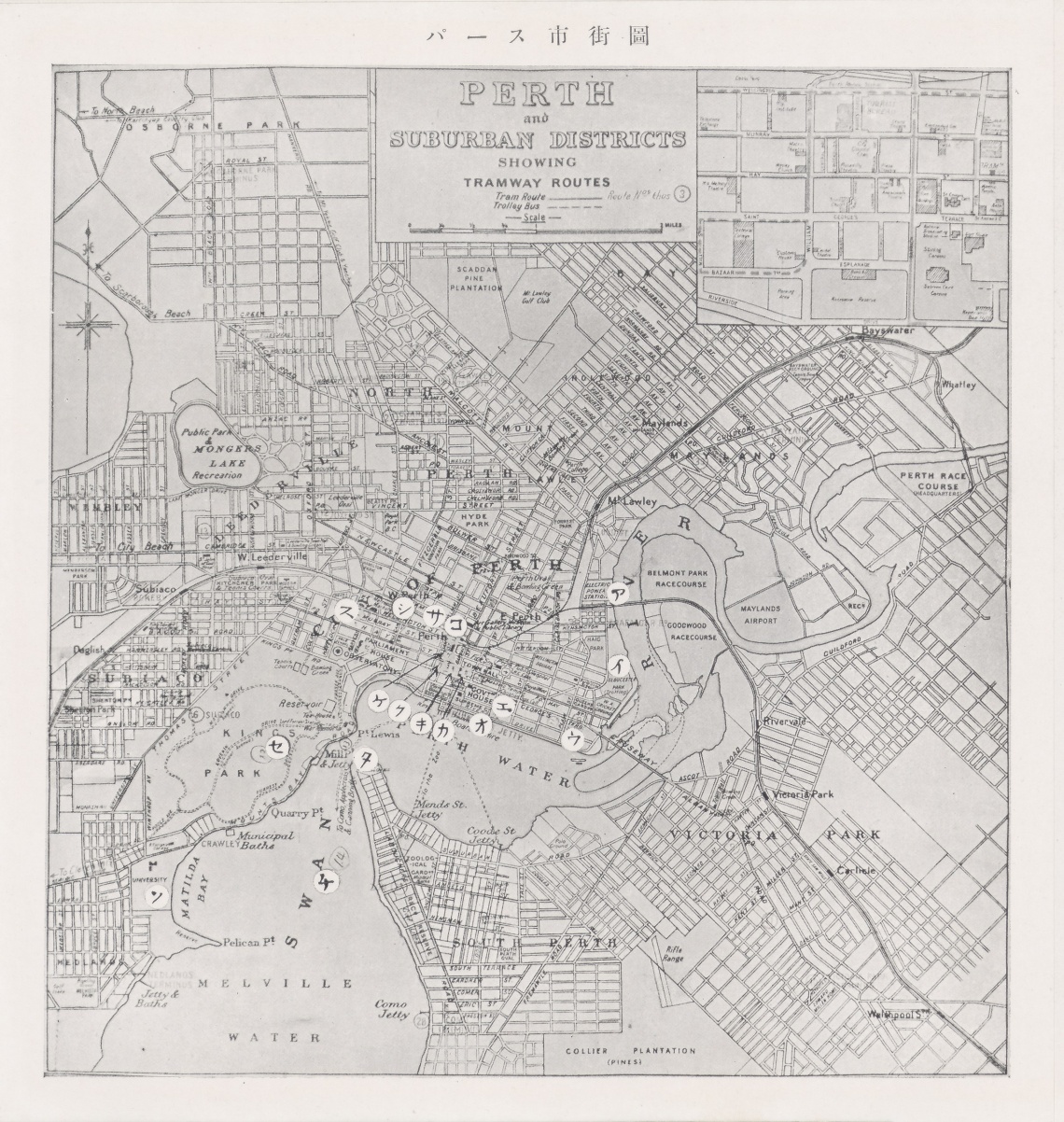 Map of Perth