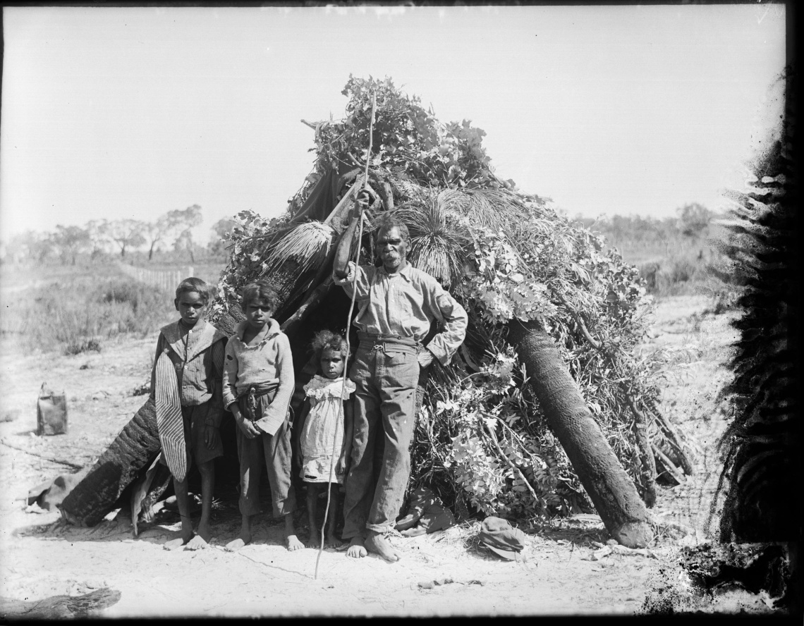 Aboriginal family in camp in the South West ca1905