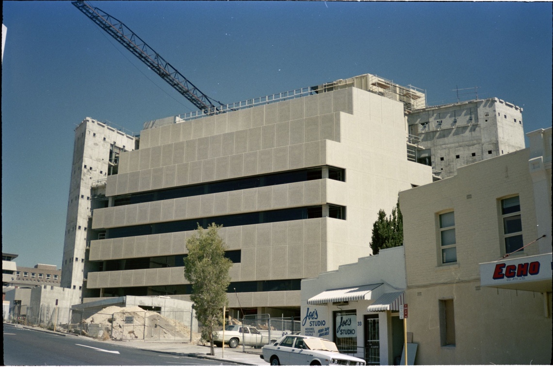 State Library of WA  building under construction