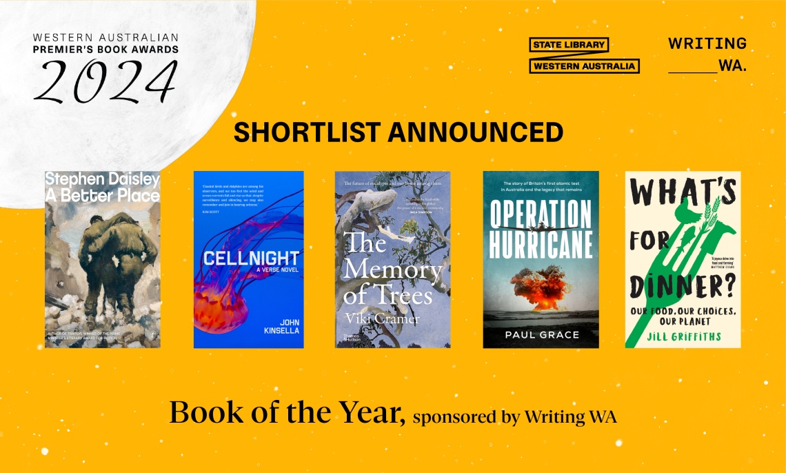 2024 Shortlist for the Premiers Prize for Book of the Year sponsored by Writing WA 