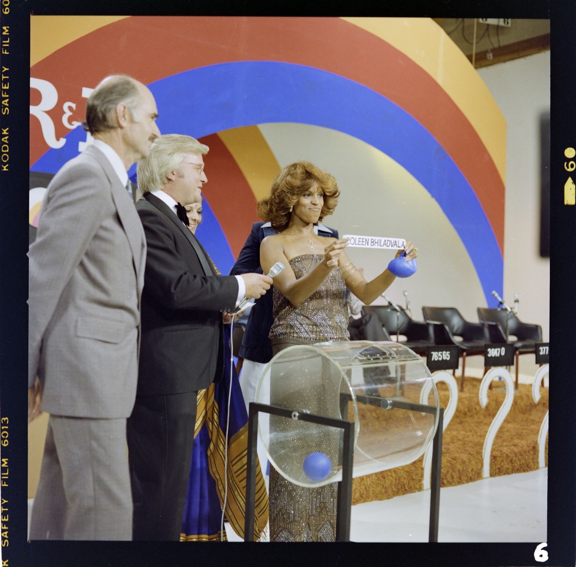 Drawing of the first Magic 1000000 lottery in the studios of Channel 9 Perth 1 April 1976