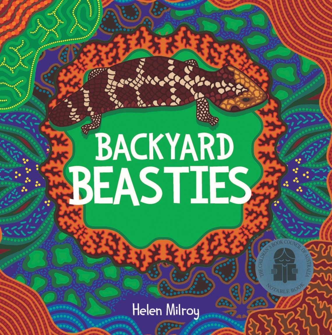 Book cover Backyard Beasties by Helen Milroy
