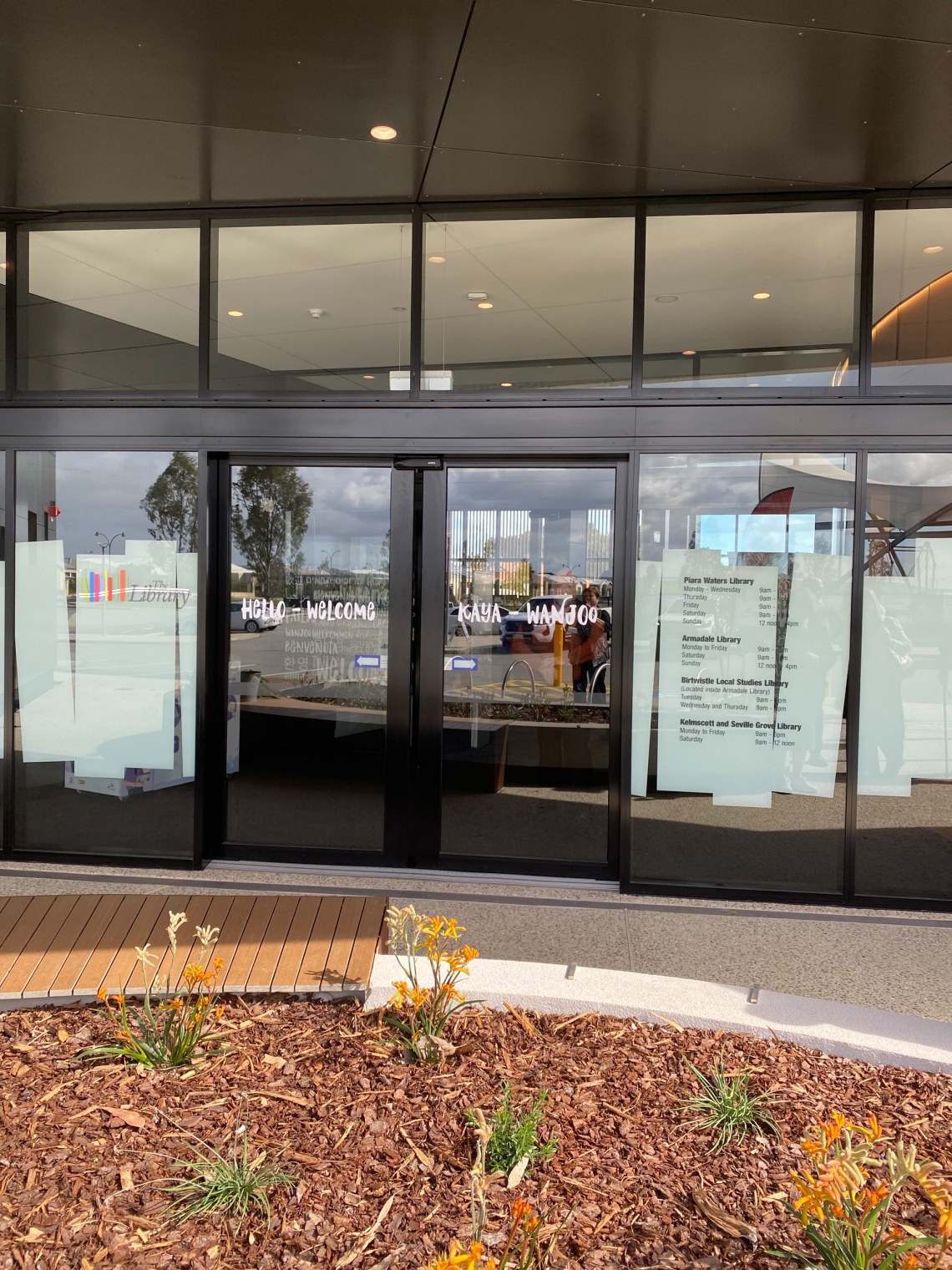 Entrance of the Piara Waters Library