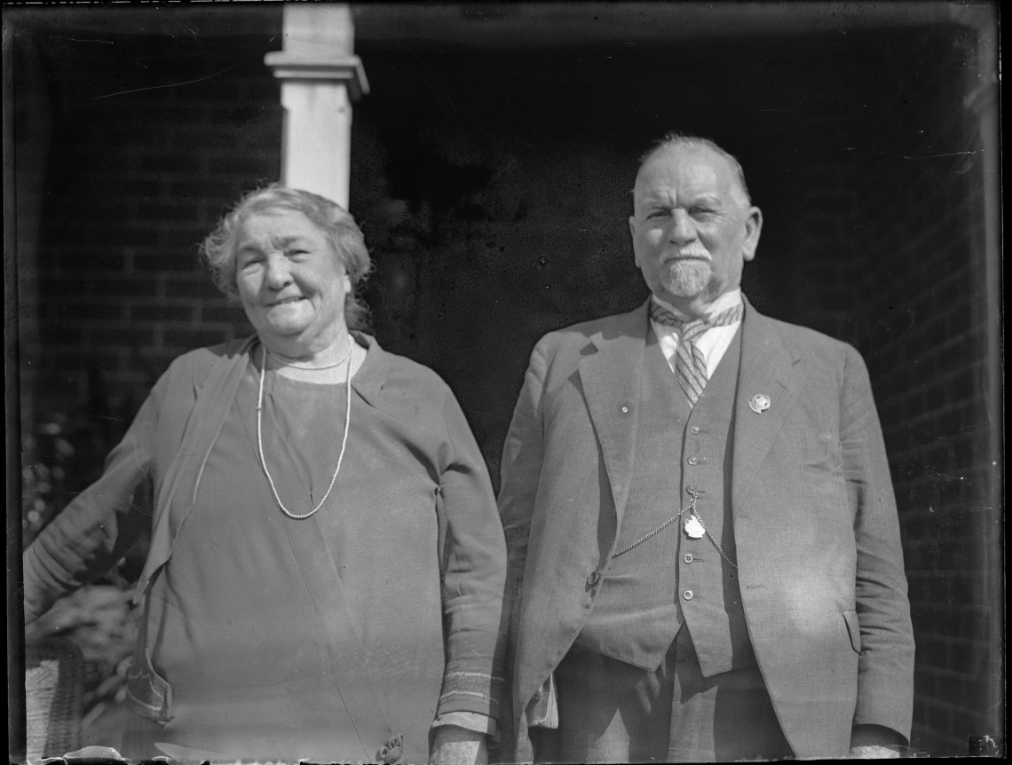 Lord Mayor of Perth James Franklin and Mrs Alice Franklin 1929