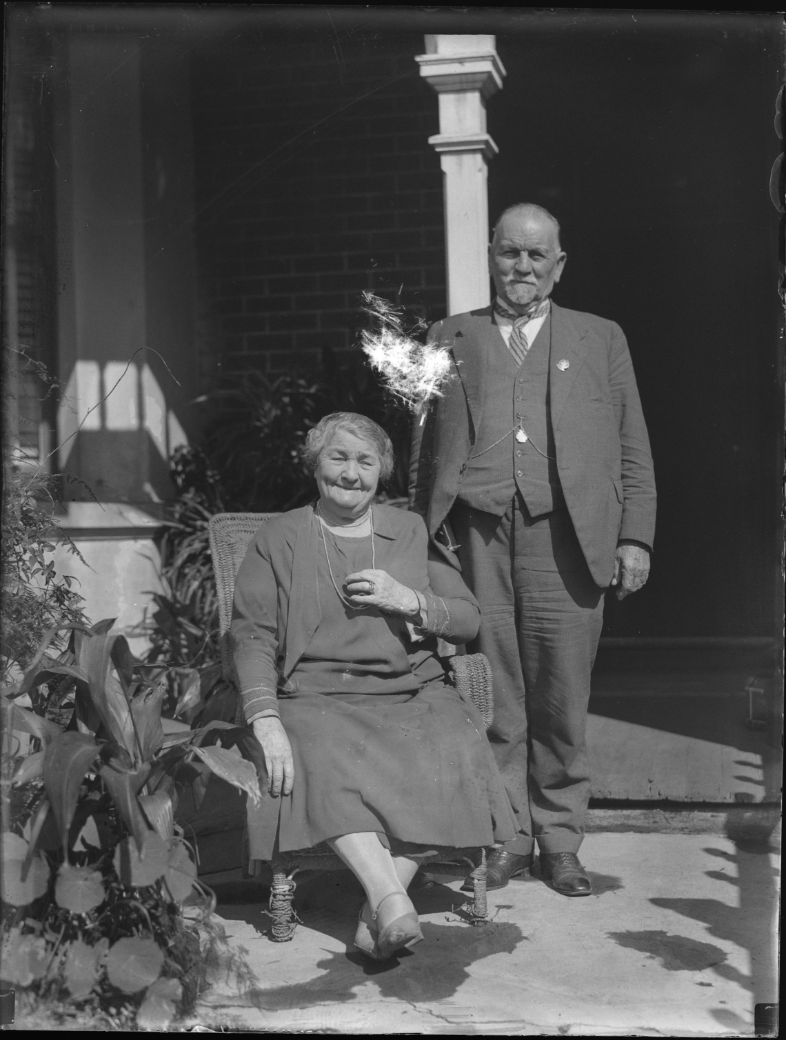 Lord Mayor of Perth James Franklin and Mrs Alice Franklin 1929