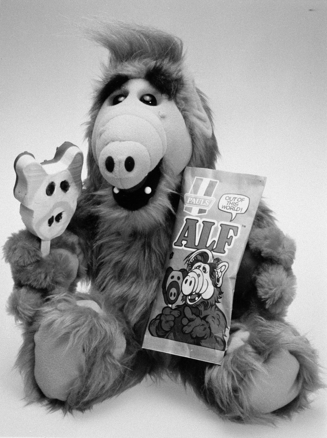 Alf promotional toy with Pauls Alf ice cream 1986-1989