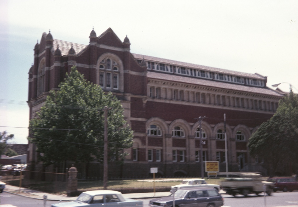 Hackett Hall housing the Western Australian State Library James Street Perth 1979