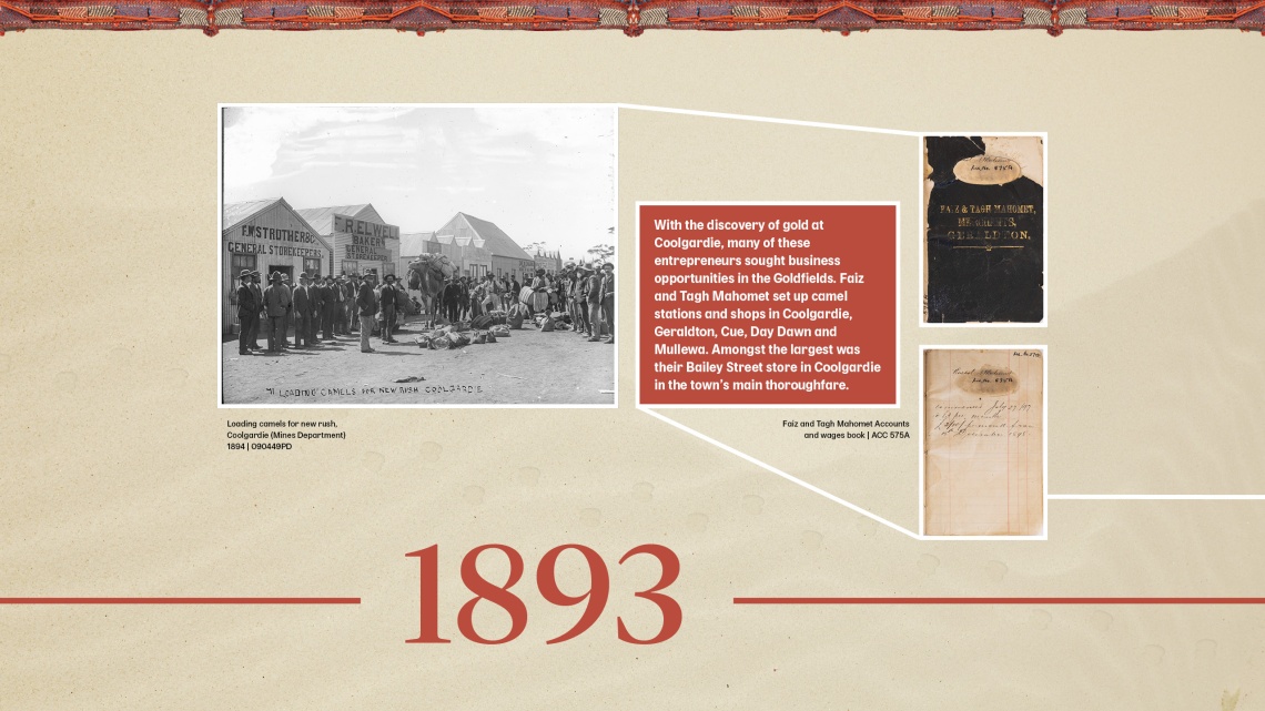 Sheiks Fakes and Cameleers timeline