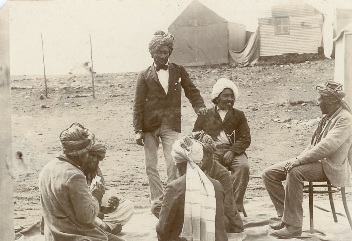 Afghan Camp playing cards Coolgardie