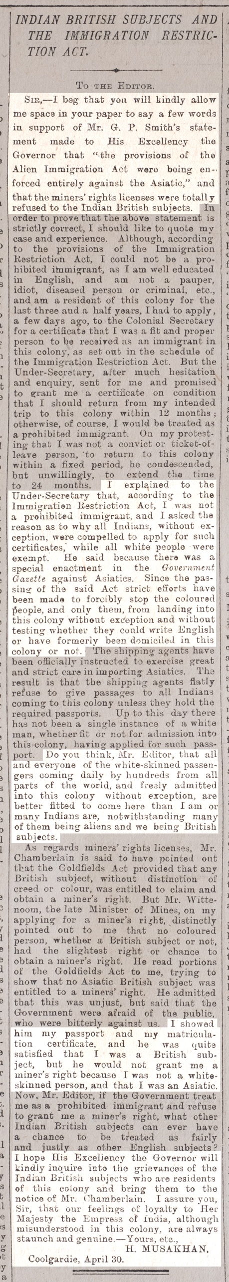 The West Australian Thursday 5 May 1898 page 6
