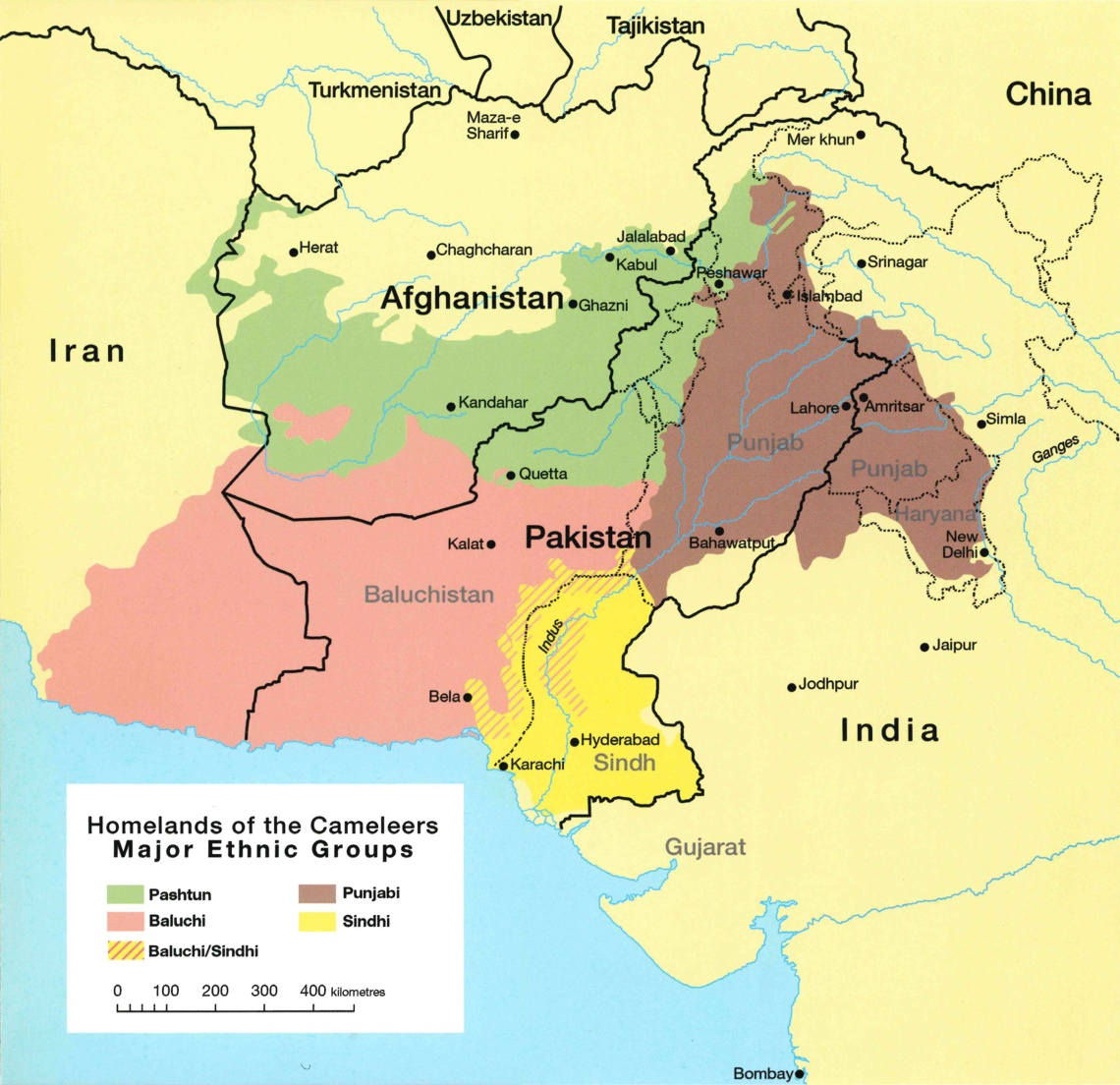 Homelands of the Cameleers Major Ethnic Groups from Australias Muslim Cameleers Pioneers of the Inland 1860s1930s