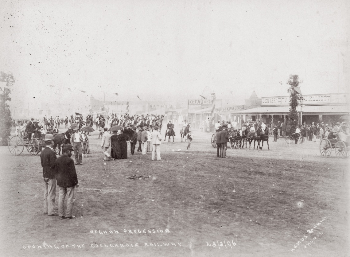 Afghan procession opening of Coolgardie Railway 1896