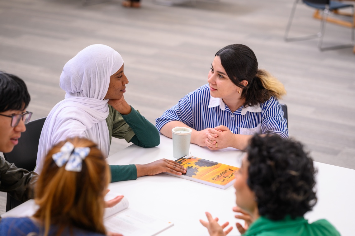 English Conversation session at the State Library
