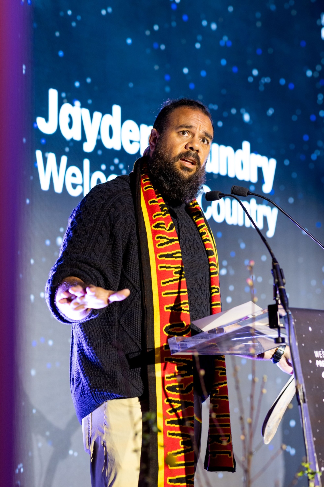 Jayden Boundry Welcome to Country
