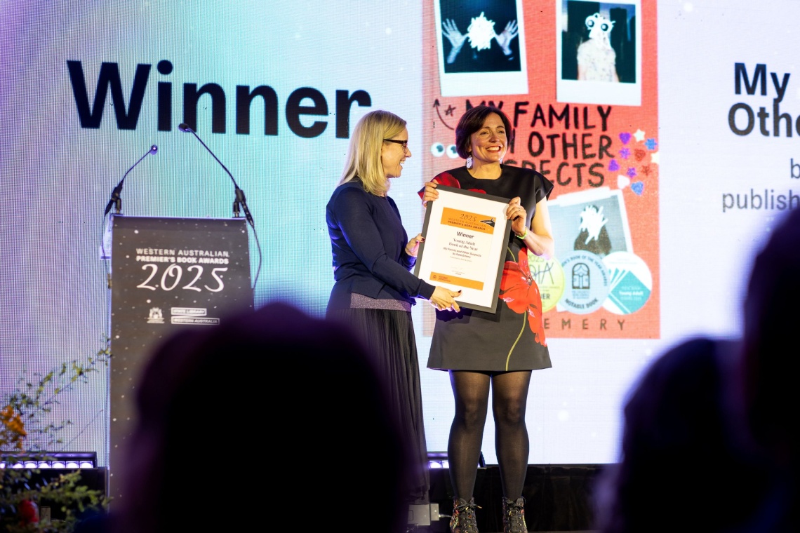 Young Adult Book of the Year winner Kate Emery