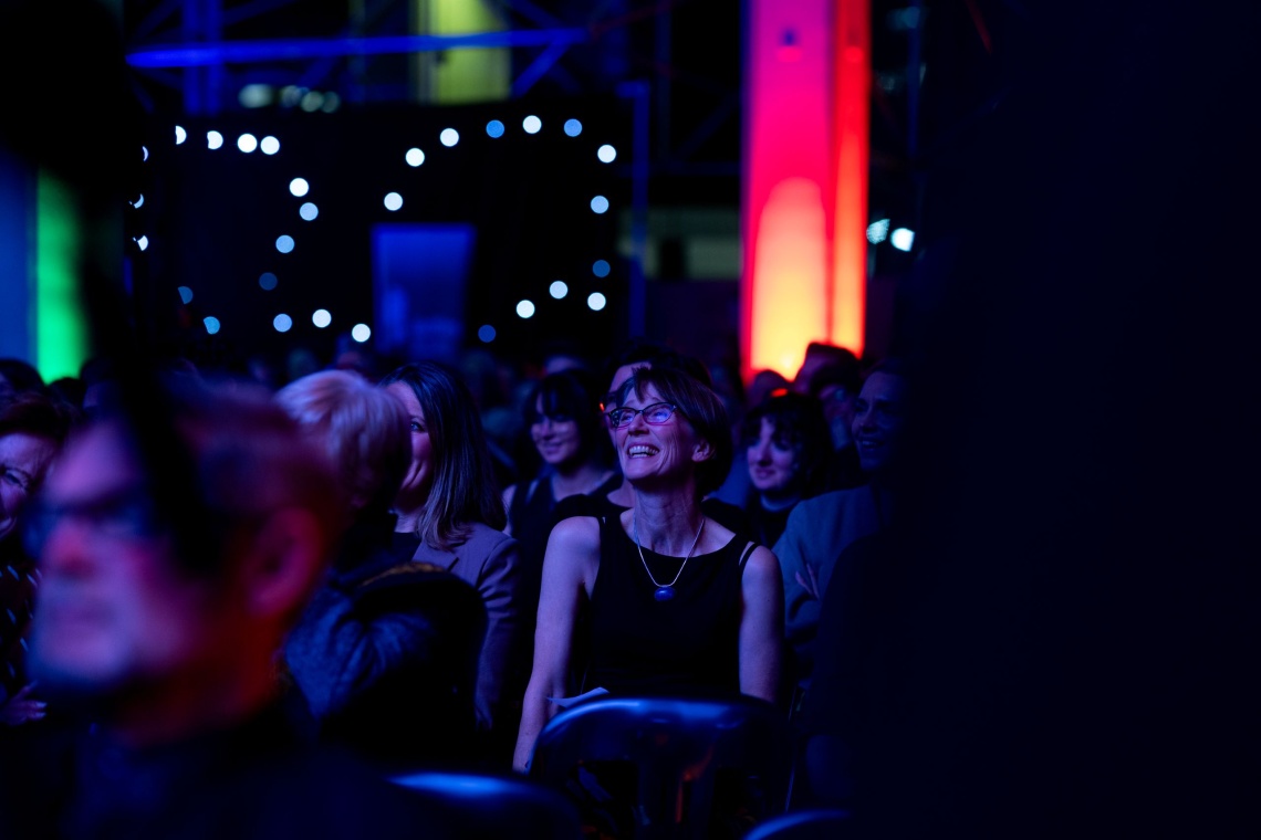 2025 Western Australian Premiers Book Awards crowd watching ceremony