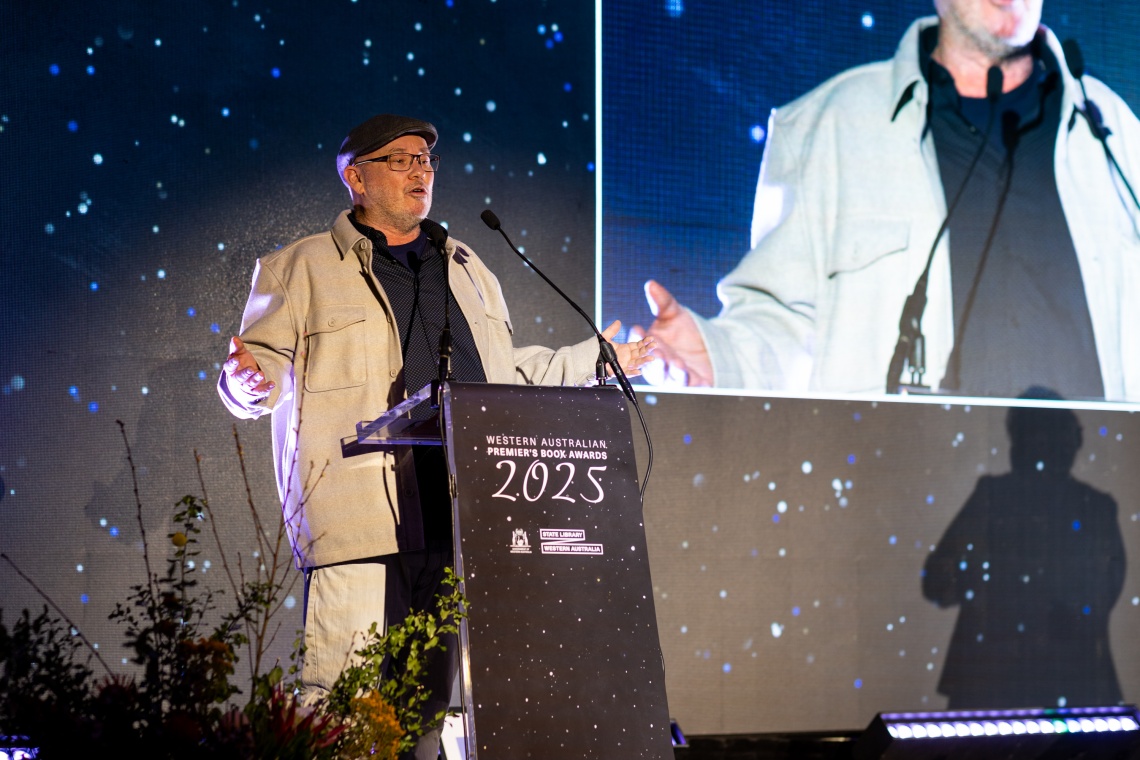 Alan Fyfe winner of Book of the Year sponsored by Writing WA and Poetry Book of the Year