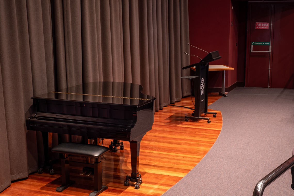 State Library Theatre with piano