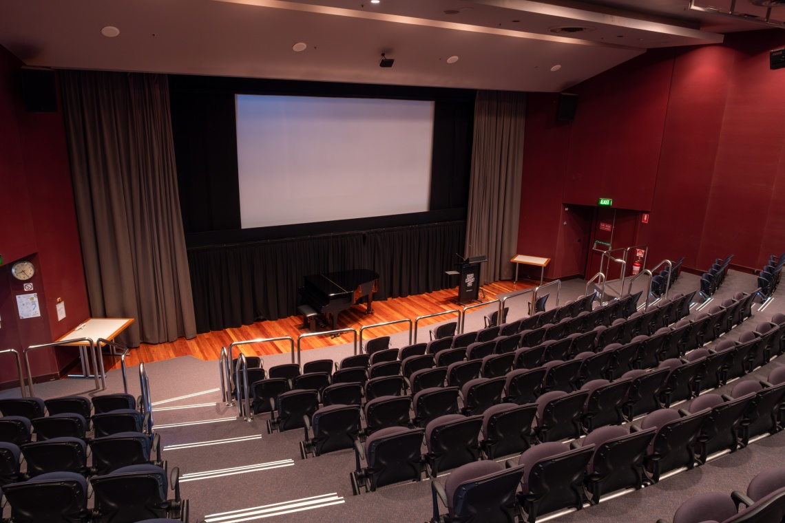 State Library Theatre with piano